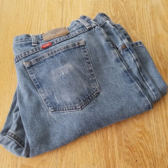 Wrangler Mens Jeans Regular Fit 42/30 Work Casual - Picture 1 of 8